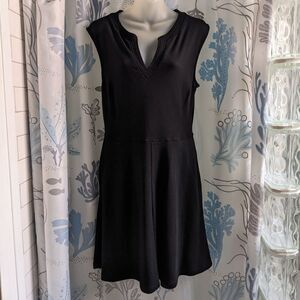2 for $20 New York & Company Sleeveless Black Cotton Knit Dress Sz M